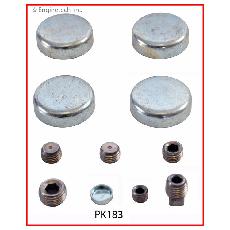 Enginetech PK183 Engine Expansion Plug Kit for Buick Skyhawk and Chevrolet Models