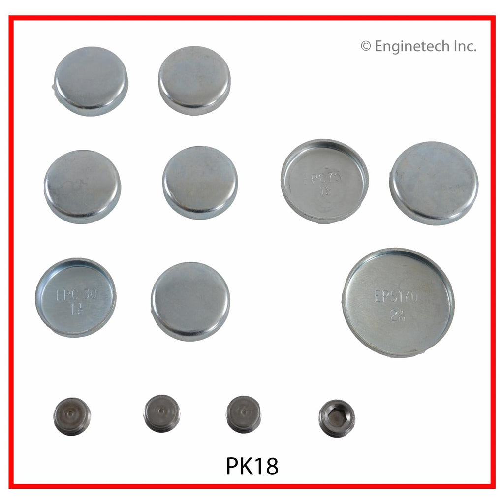 Enginetech PK18 Engine Expansion Plug Kit for Classic American Motors Engines