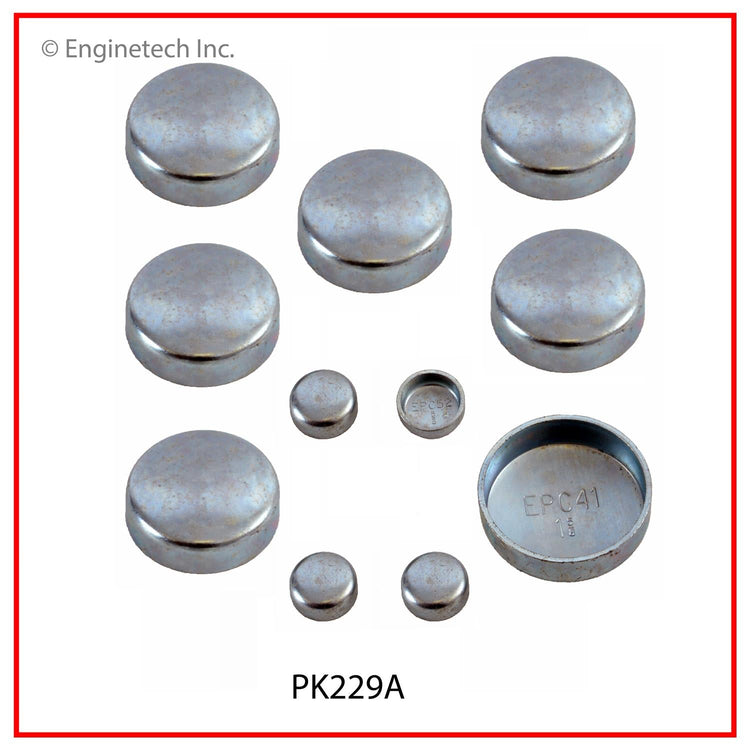 Enginetech Brass Engine Expansion Plug Kit - Part Number PK229A