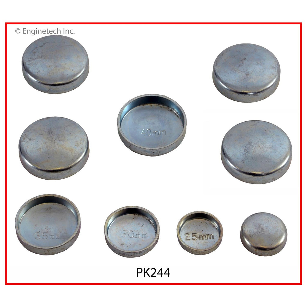 Enginetech PK244 Engine Expansion Plug Kit for Buick Century and Skylark (Iron)