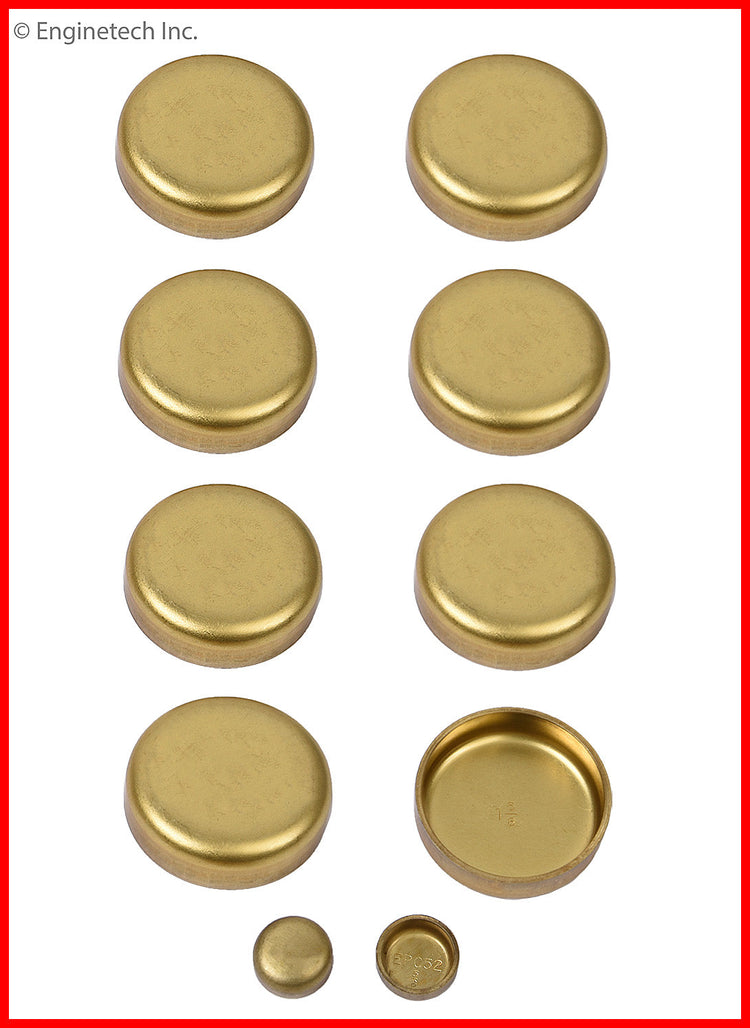 Enginetech Brass Engine Expansion Plug Kit PK253B for Chrysler Vehicles