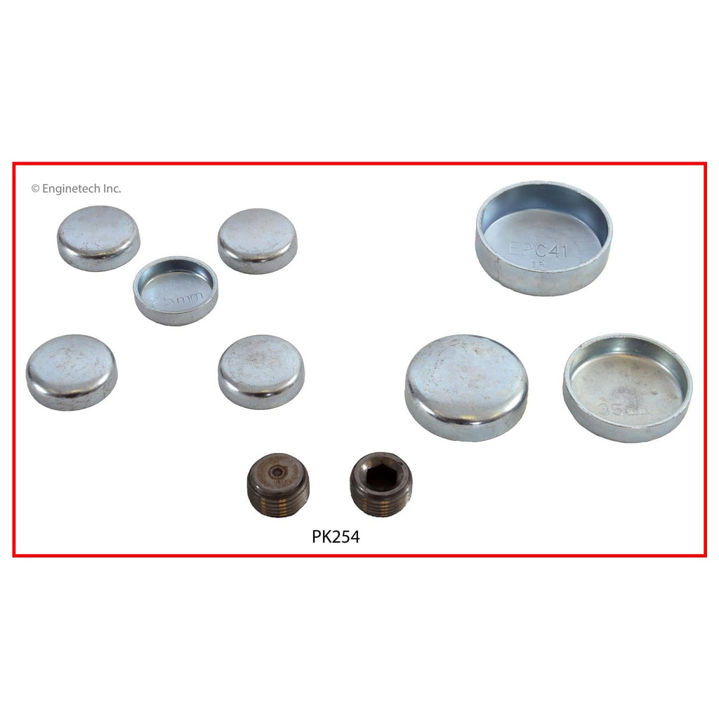 Enginetech PK254 Engine Expansion Plug Kit for Dodge, Plymouth, Hyundai, and Chrysler Vehicles