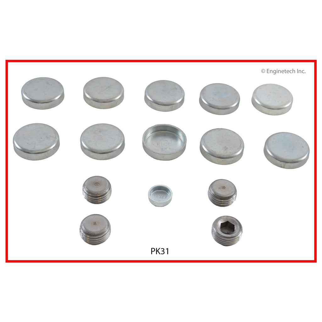 Enginetech PK31 Engine Expansion Plug Kit for Dodge and Ram Vehicles