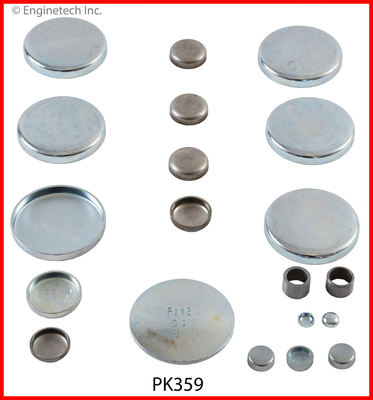 Enginetech PK359 Engine Expansion Plug Kit for Dodge Ram and D250/D350 Models
