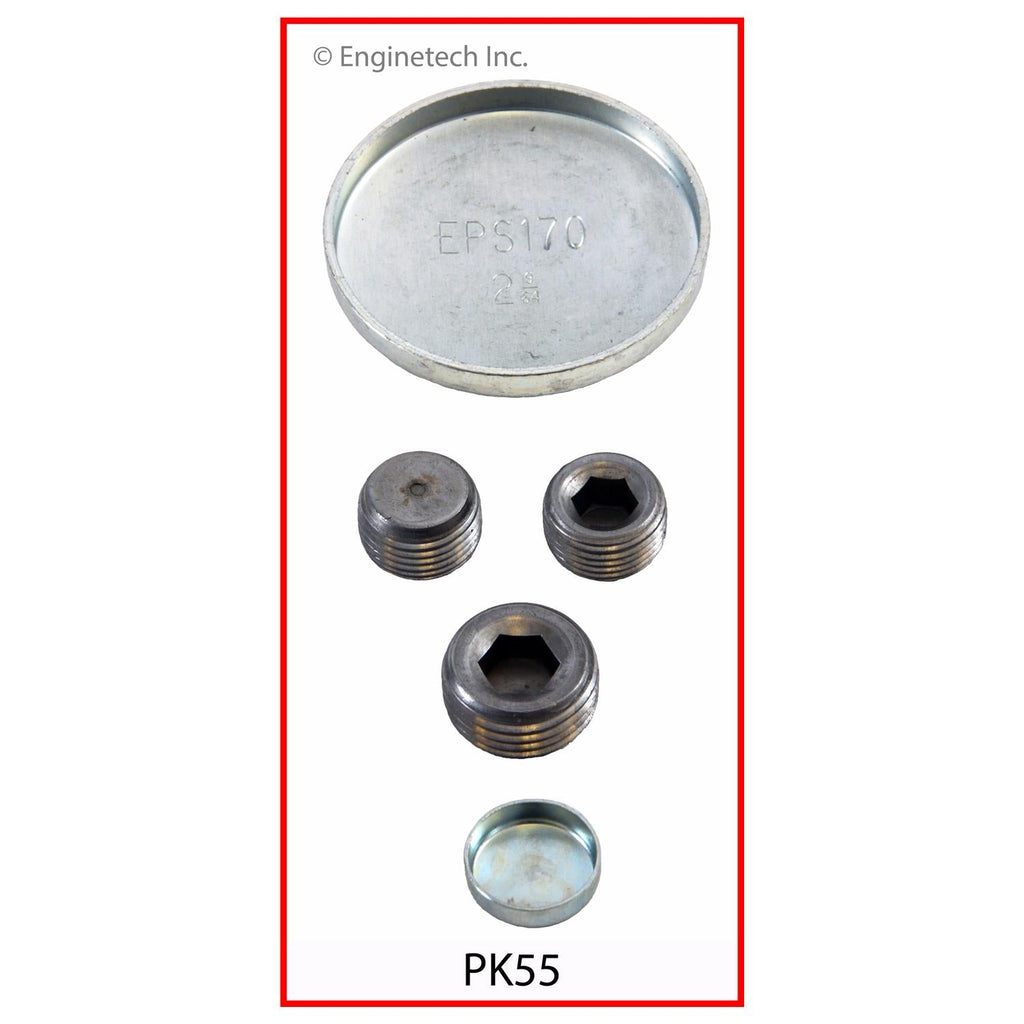 Enginetech PK55 Engine Expansion Plug Kit for Cadillac 1982-1988