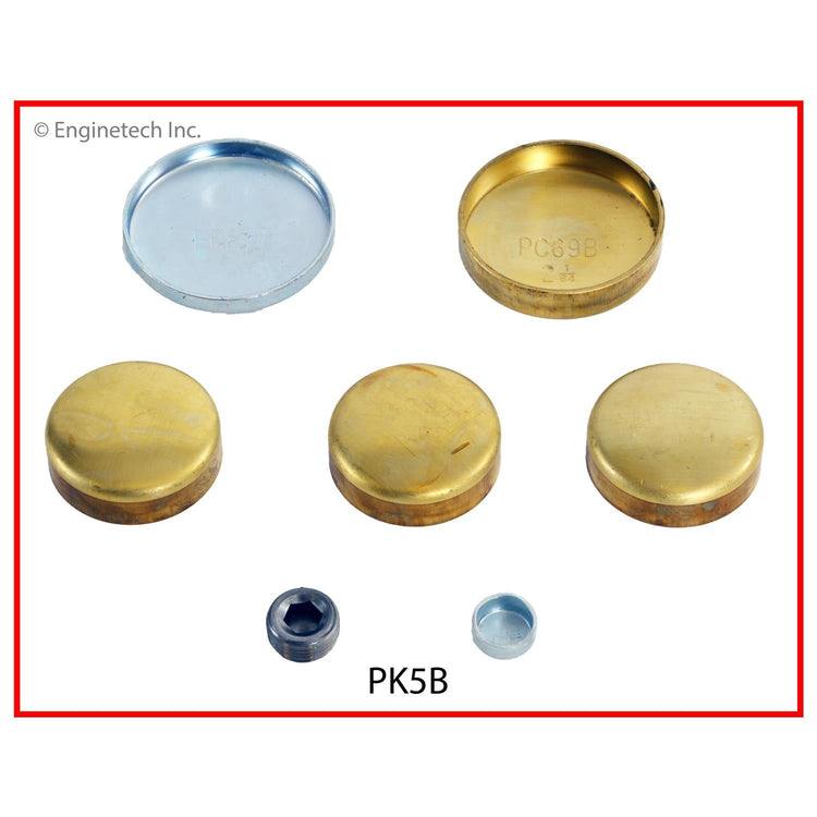 Enginetech PK5B Brass Engine Expansion Plug Kit for Automotive Engines