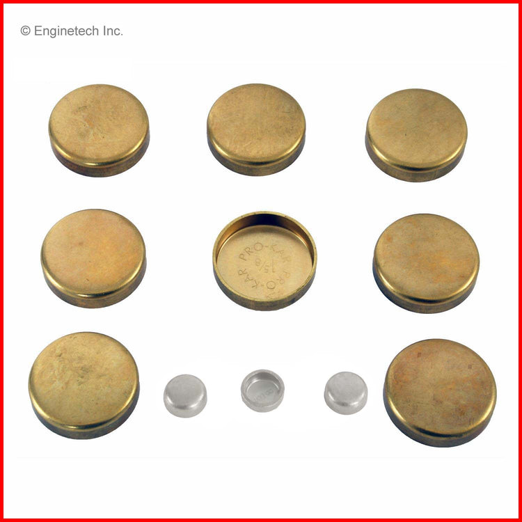 Enginetech Brass Engine Expansion Plug Kit for Chrysler 300M and Concorde