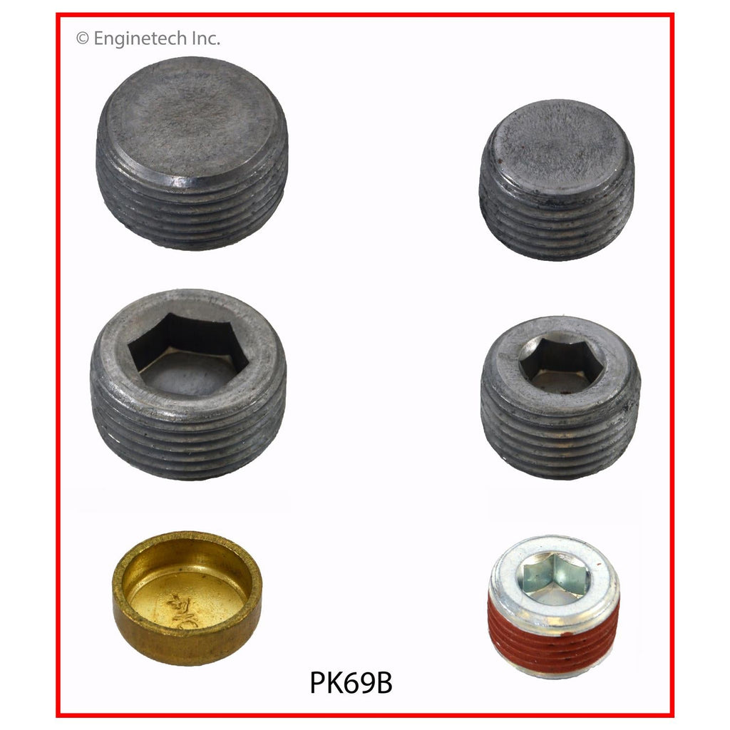Enginetech PK69B Engine Expansion Plug Kit for Ford Contour and Mercury Mystique