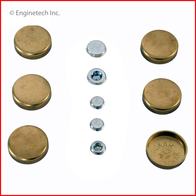 Enginetech PK71B Brass Engine Expansion Plug Kit for Buick Century (1994-2003)