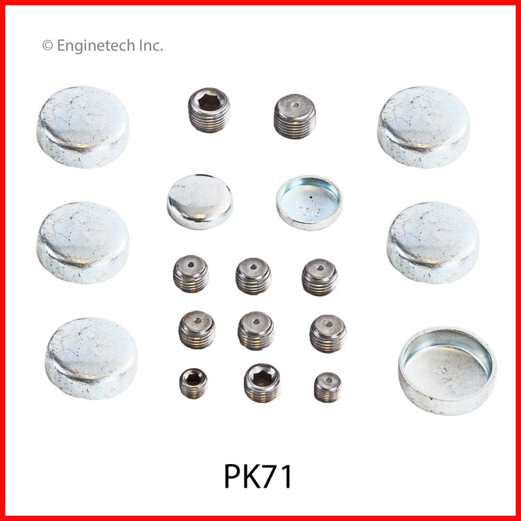 Enginetech PK71 Engine Expansion Plug Kit for Buick Century (1994-2003) — Steel
