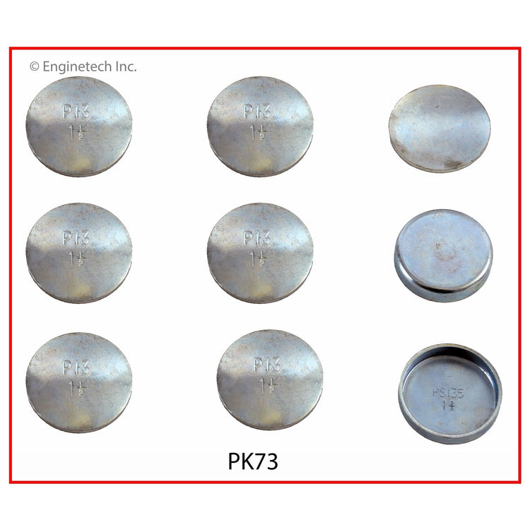 Enginetech PK73 Engine Expansion Plug Kit for Ford E-Series Vans and E-350 Models