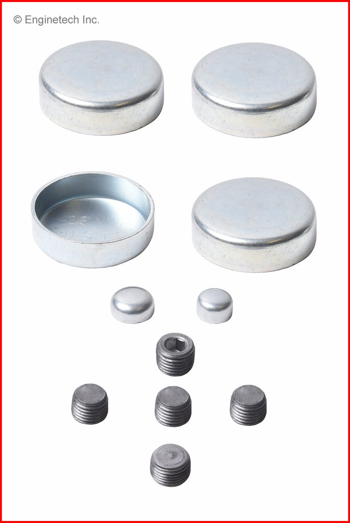 Enginetech PK74 Engine Expansion Plug Kit for Isuzu and Chevrolet Vehicles