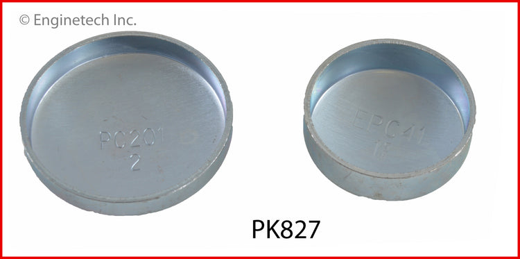 Enginetech Engine Expansion Plug Kit in Steel – Part Number PK827