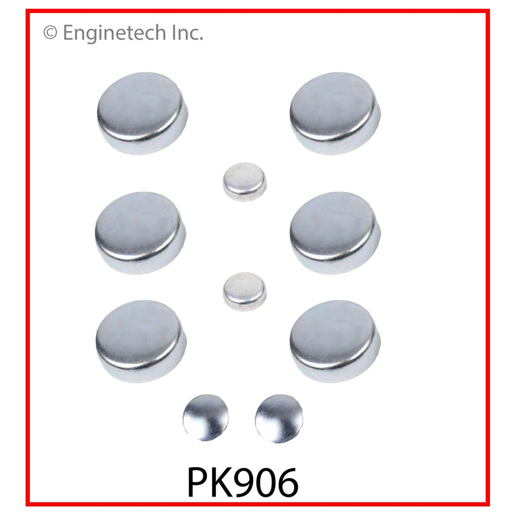 Enginetech PK906 Engine Expansion Plug Kit for Isuzu Vehicles - Iron Material