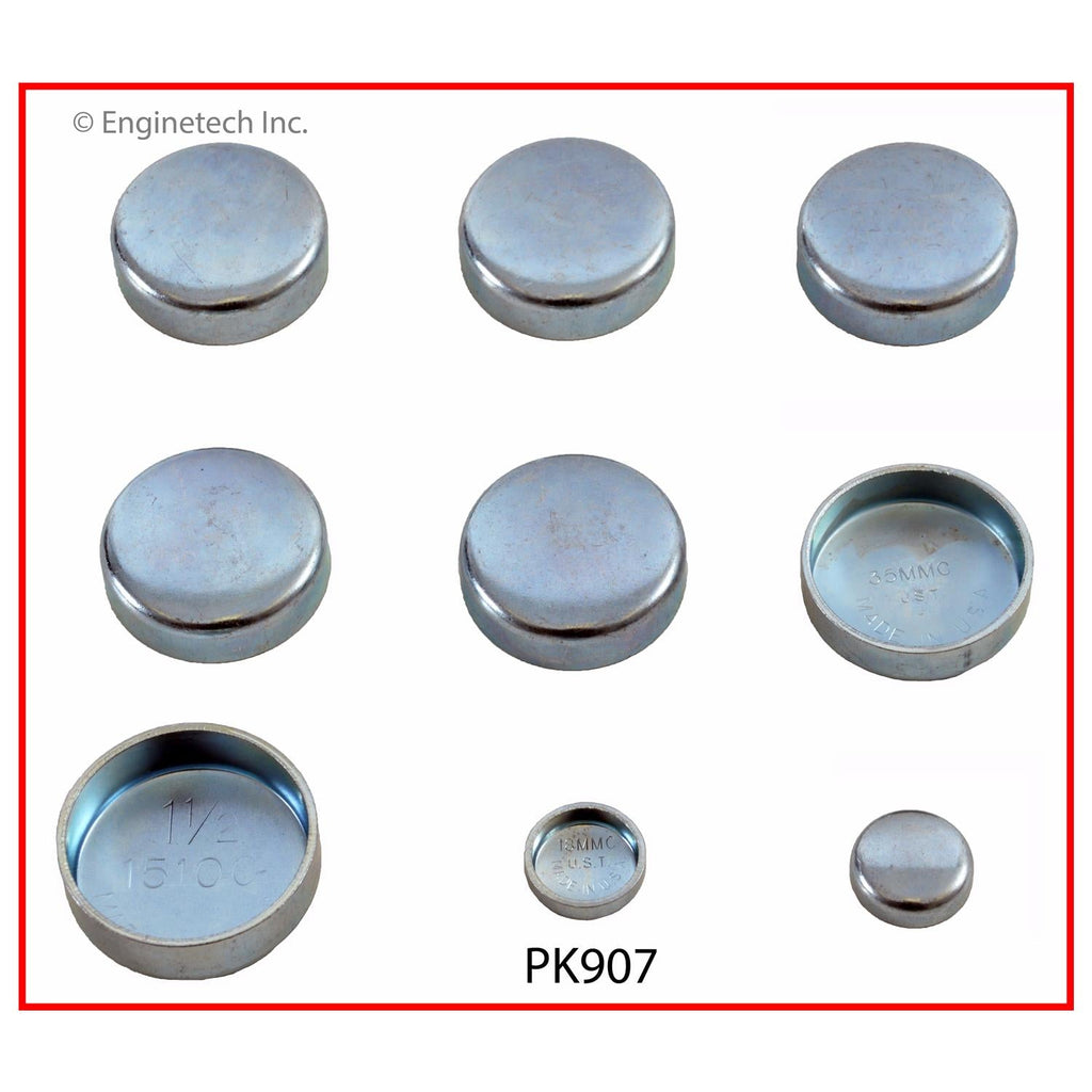 Enginetech PK907 Engine Expansion Plug Kit for Isuzu Vehicles - Steel Construction