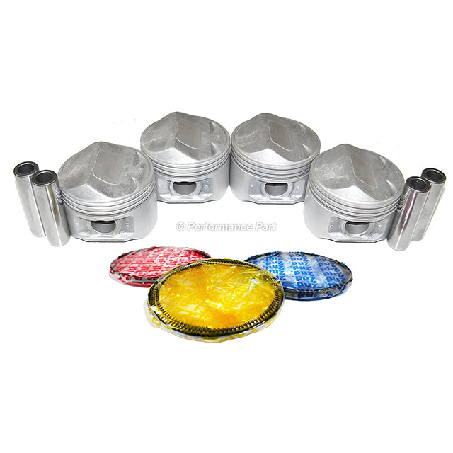 Pistons w/ Rings for 01-10 Chrysler 2.4L L4 DOHC 16v