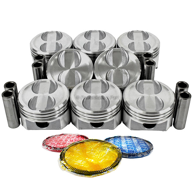 Pistons w/ Rings for 87-95 Buick 5.0L V8 OHV 16v