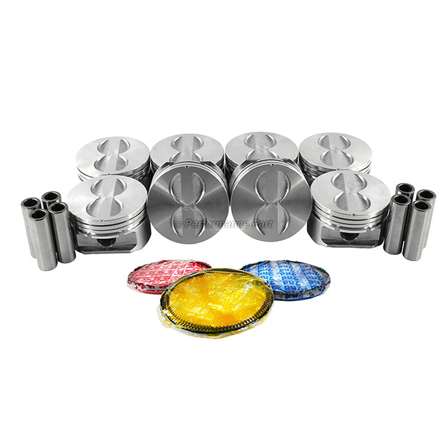 Pistons w/ Rings for 90-97 Buick 5.7L V8 OHV 16v
