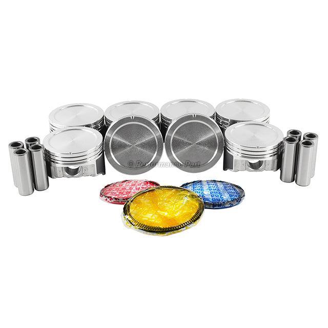Pistons w/ Rings for 99-04 Buick Rainier 5.3L V8 OHV