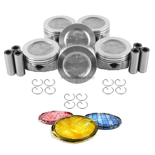 Pistons w/ Rings for 96-07 Buick 3.8L V6 OHV 12v