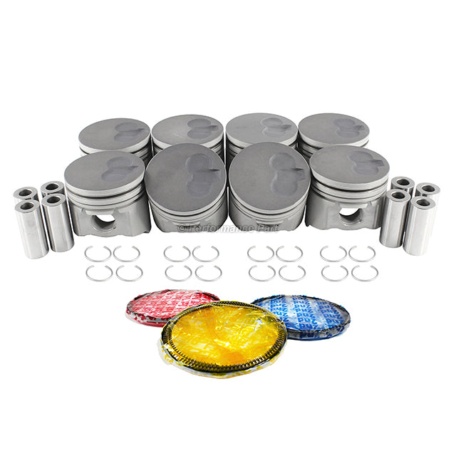 Pistons w/ Rings for 92-04 AM 6.5L V8 OHV 16v