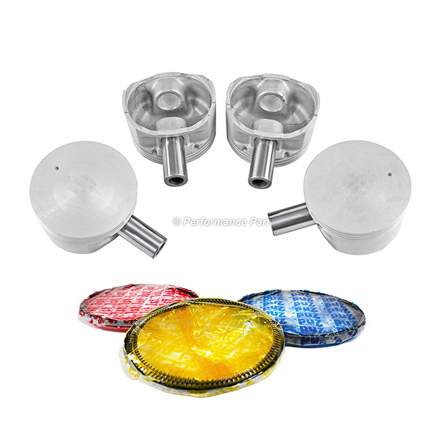 Pistons w/ Rings for 00-03 Isuzu 2.2L L4 DOHC 16v