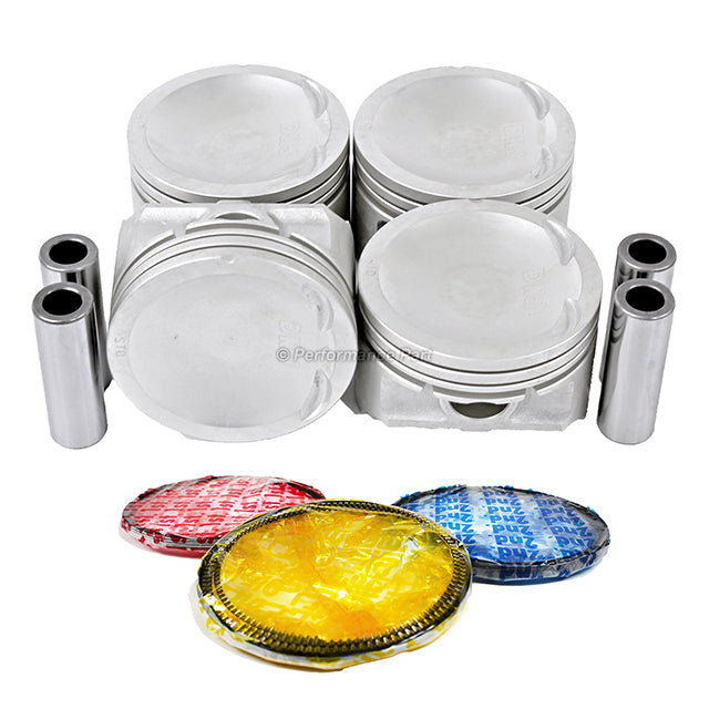 Pistons w/ Rings for 98-02 Daewoo 2.2L L4 DOHC 16v