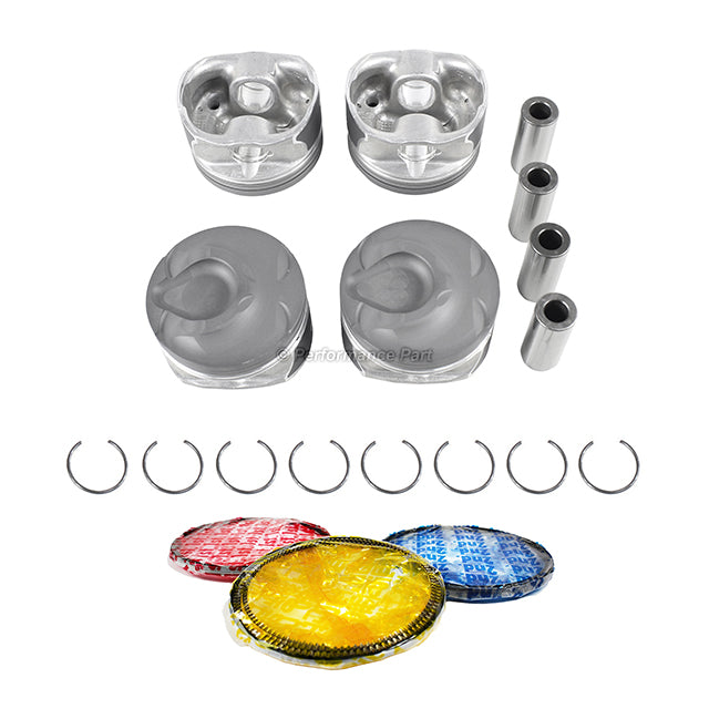 Pistons w/ Rings for 07-16 Buick Verano 2.0L DOHC 16v