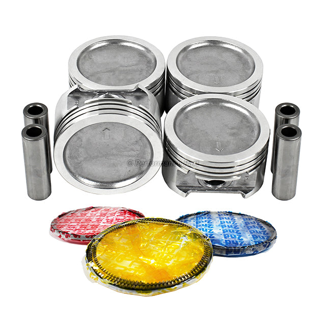 Pistons w/ Rings for 92-00 Buick 2.2L L4 OHV 8v Vortec