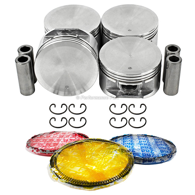 Pistons w/ Rings for 96-99 Buick 2.4L L4 DOHC 16v