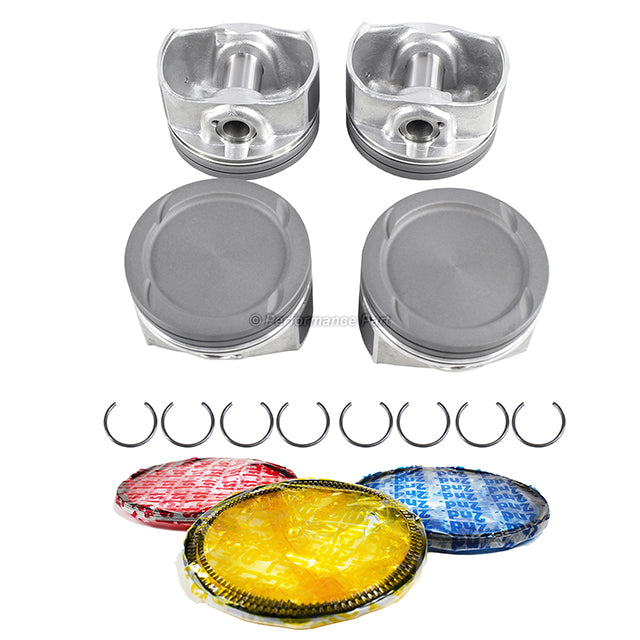 Pistons w/ Rings for 11-21 Buick Encore 1.4L DOHC 16v