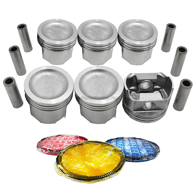 Pistons w/ Rings for 68-96 Ford 4.9L L6 OHV 12v