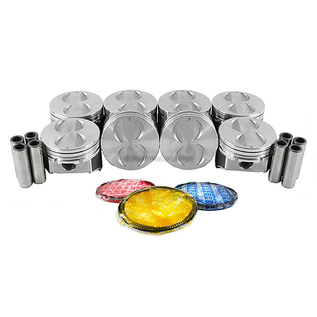 Pistons w/ Rings for 96-01 Ford 5.0L V8 OHV 16v