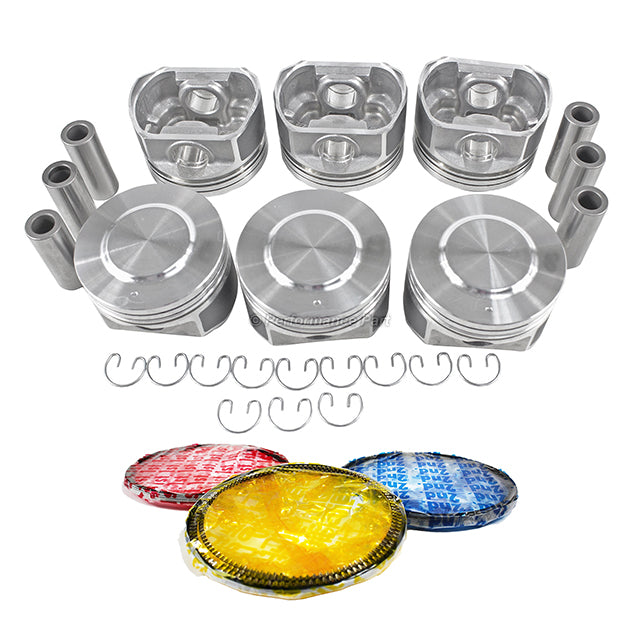 Pistons w/ Rings for 99-02 Mercury 2.5L V6 DOHC 24v