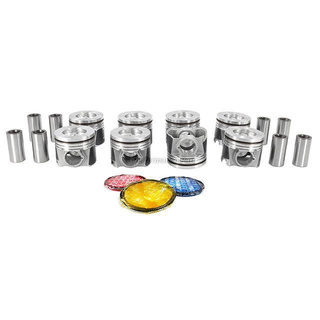 Pistons w/ Rings for 08-10 Ford 6.4L Power-Stroke