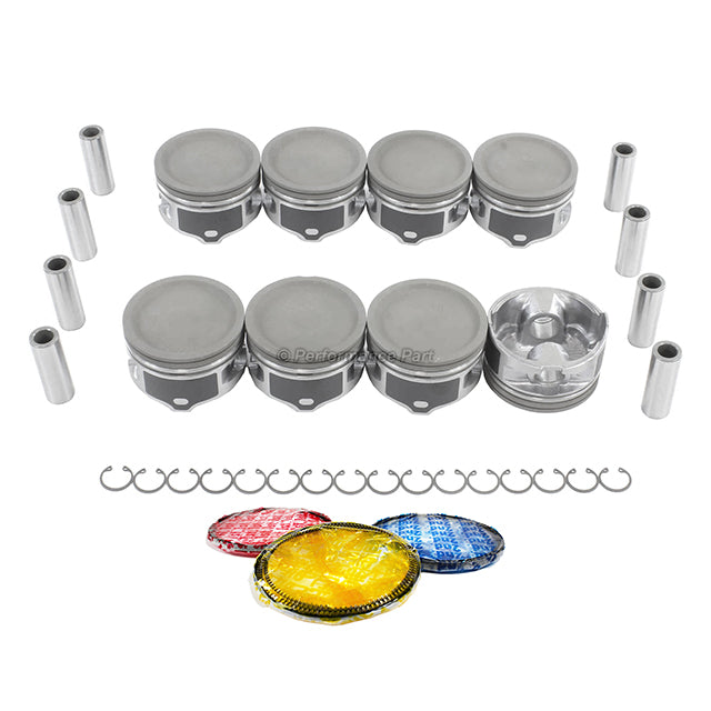 Pistons w/ Rings for 09-14 Ford E-150 4.6L V8 SOHC 16v