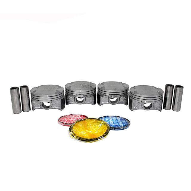 Pistons w/ Rings for 11-14 Mazda 2 1.5L L4 DOHC 16v