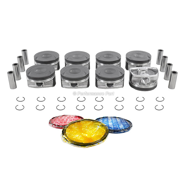 Pistons w/ Rings for 10-20 Ford E-350 6.2L V8 SOHC
