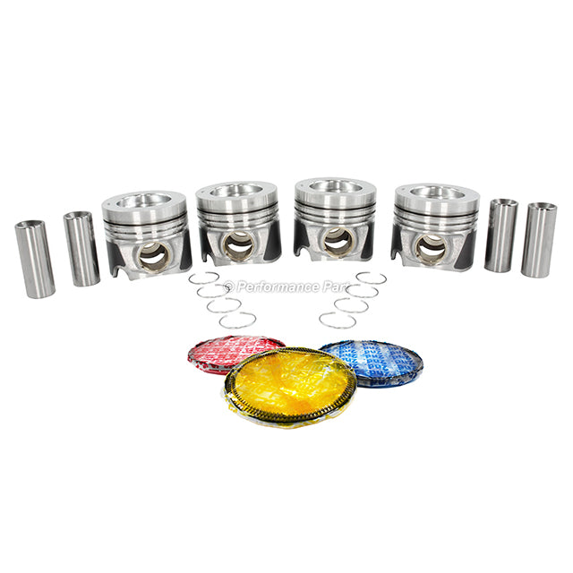 Pistons w/ Rings for 09-15 Audi A3 2.0L L4 DOHC 16v