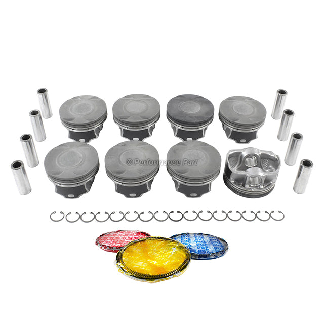 Pistons w/ Rings for 11-14 Ford Mustang 5.0L V8 DOHC