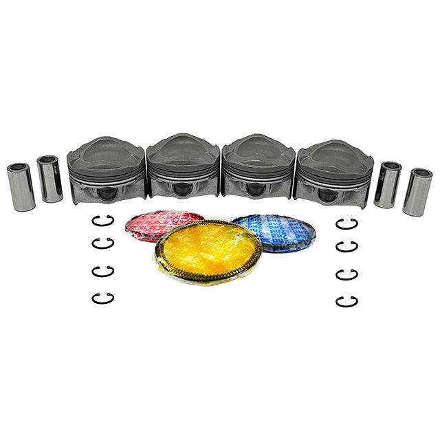 Pistons w/ Rings for 13-19 Ford 1.6L L4 DOHC 16v