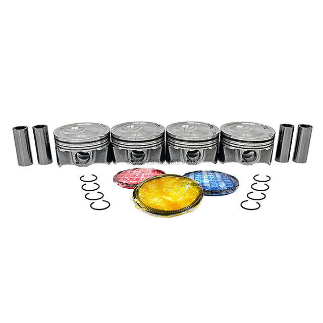 Pistons w/ Rings for 15-20 Ford MKC 2.3L L4 DOHC 16v