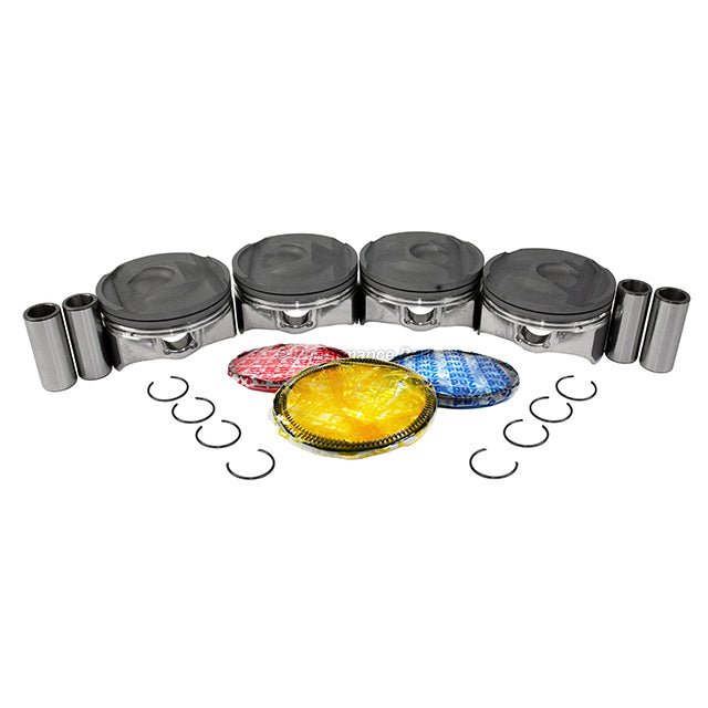 Pistons w/ Rings for 13-17 Buick Acadia 2.5L L4 DOHC 16v