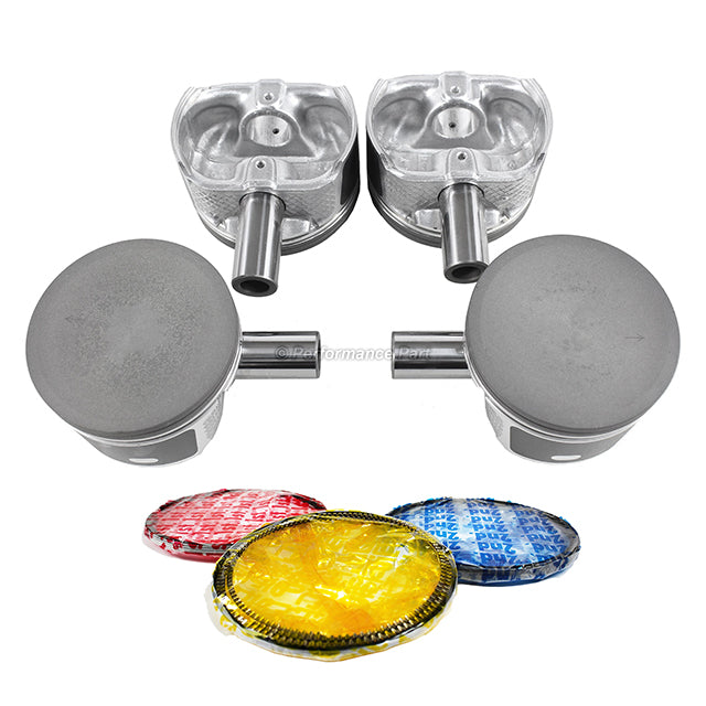 Pistons w/ Rings for 04-07 Ford Mazda 3 2.0L L4 DOHC 16v