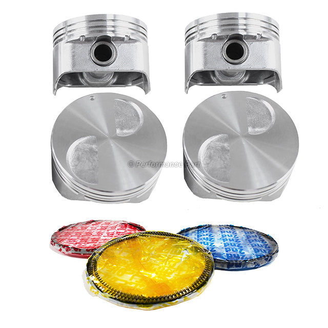 Pistons w/ Rings for 95-97 Ford 2.3L L4 SOHC 8v