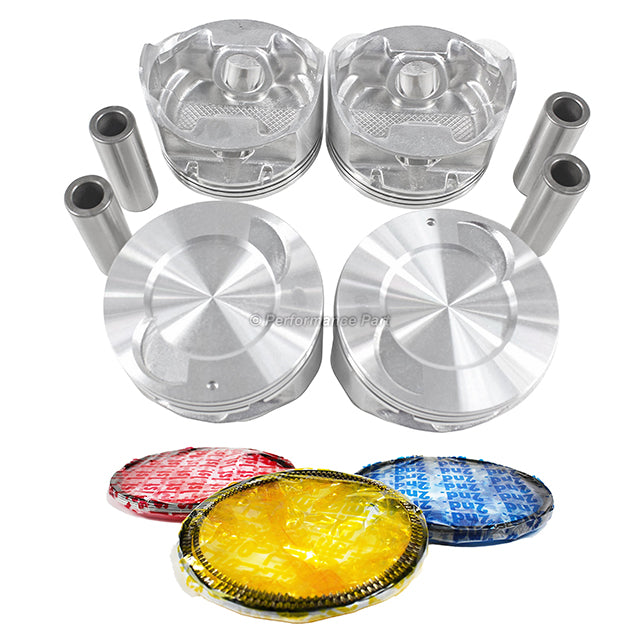 Pistons w/ Rings for 98-01 Ford 2.5L L4 SOHC 8v