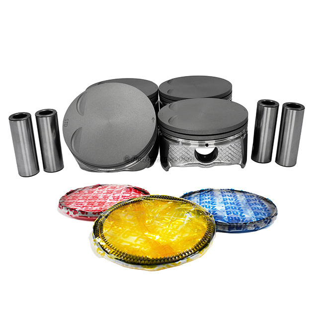 Pistons w/ Rings for 06-15 Mazda MX-5 2.0L L4 DOHC 16v