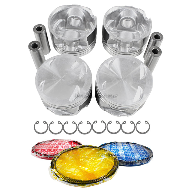 Pistons w/ Rings for 98-01 Kia 1.8L L4 DOHC 16v