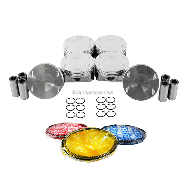 Pistons w/ Rings for 01-04 Subaru Outback 3.0L H6 DOHC 24v