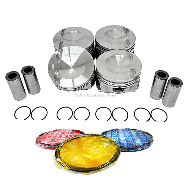 Pistons w/ Rings for 08-18 Audi A3 2.0L L4 DOHC 16v